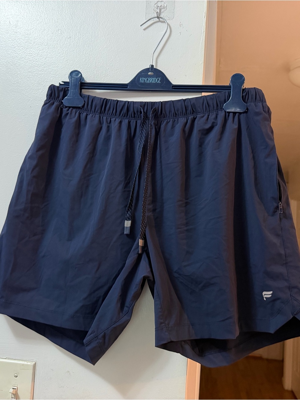 Fabletics Men’s Athletic Shorts in Navy Blue